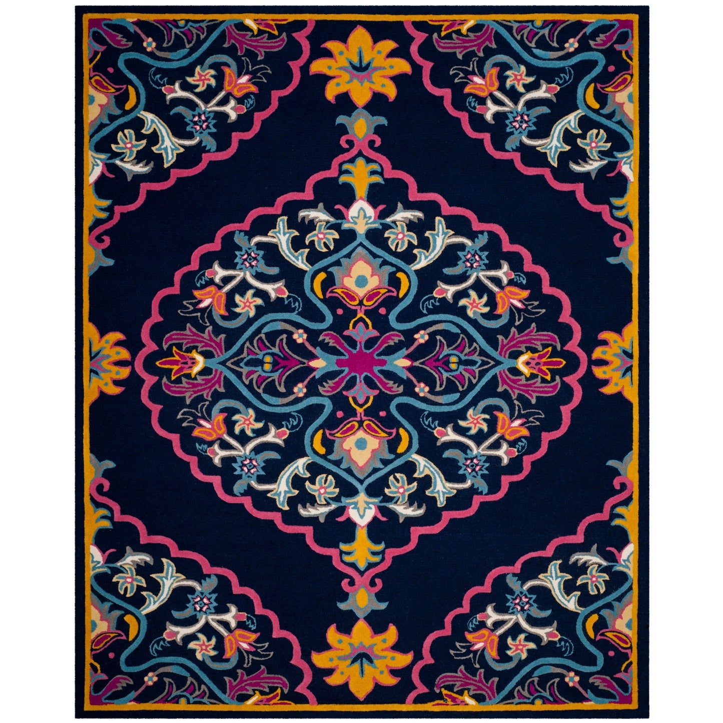 Tapis en laine SAFAVIEH fait main Bellagio Cailin Medallion