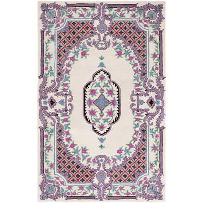 Tapis en laine SAFAVIEH fait main Bellagio Tatevik à médaillon oriental