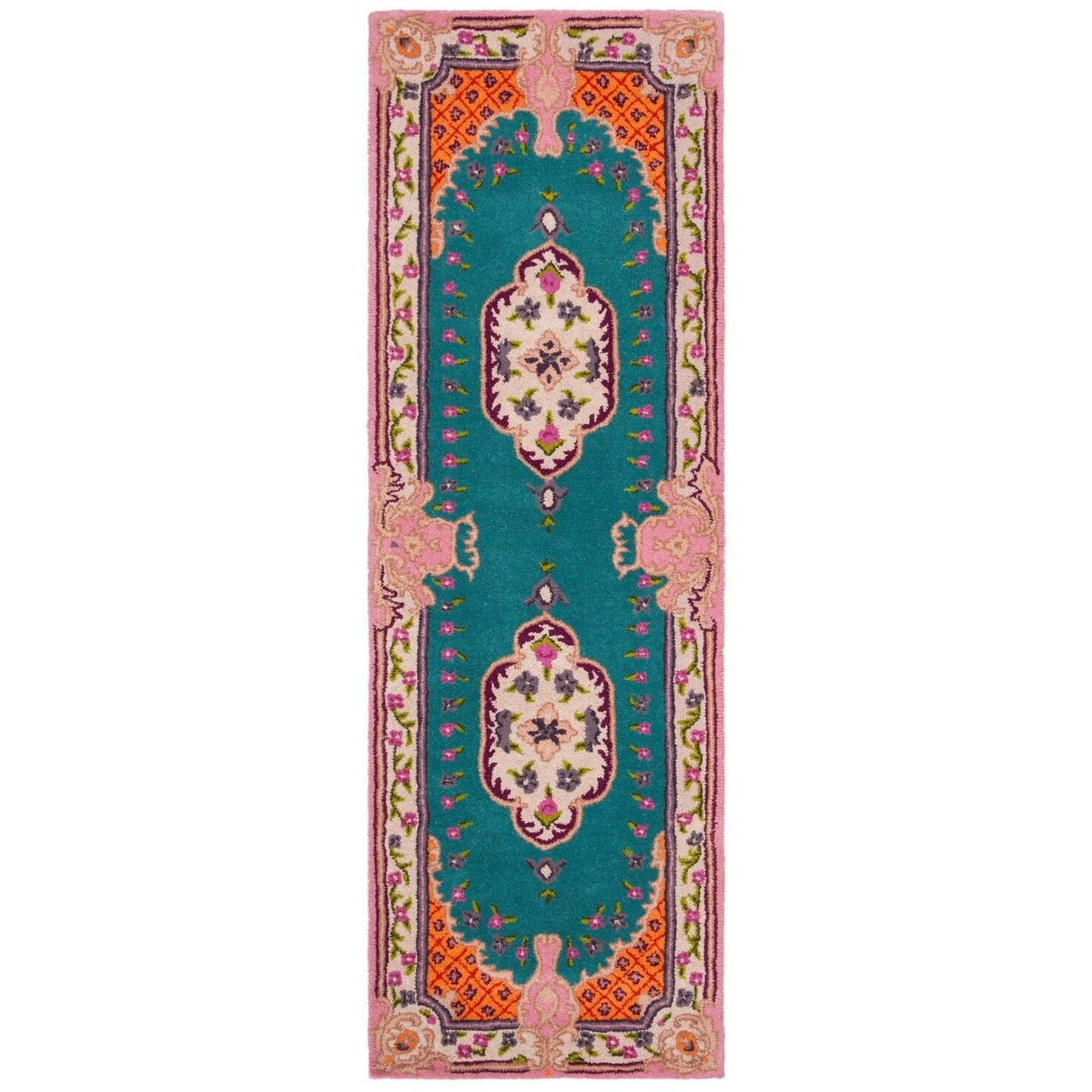 Tapis en laine SAFAVIEH fait main Bellagio Tatevik à médaillon oriental