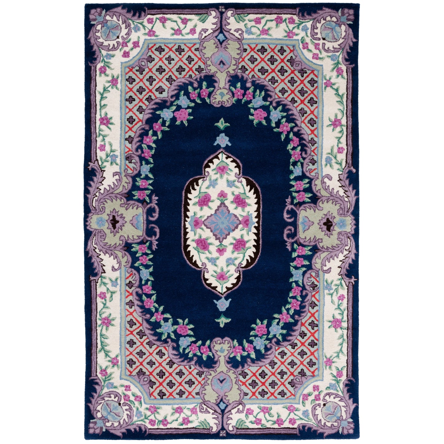 Tapis en laine SAFAVIEH fait main Bellagio Tatevik à médaillon oriental