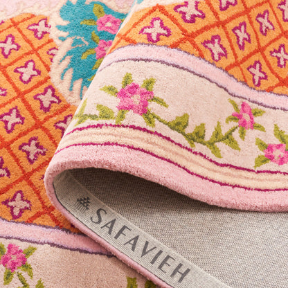 Tapis en laine SAFAVIEH fait main Bellagio Tatevik à médaillon oriental