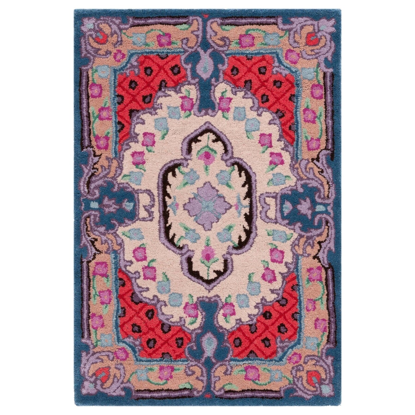 Tapis en laine SAFAVIEH fait main Bellagio Tatevik à médaillon oriental