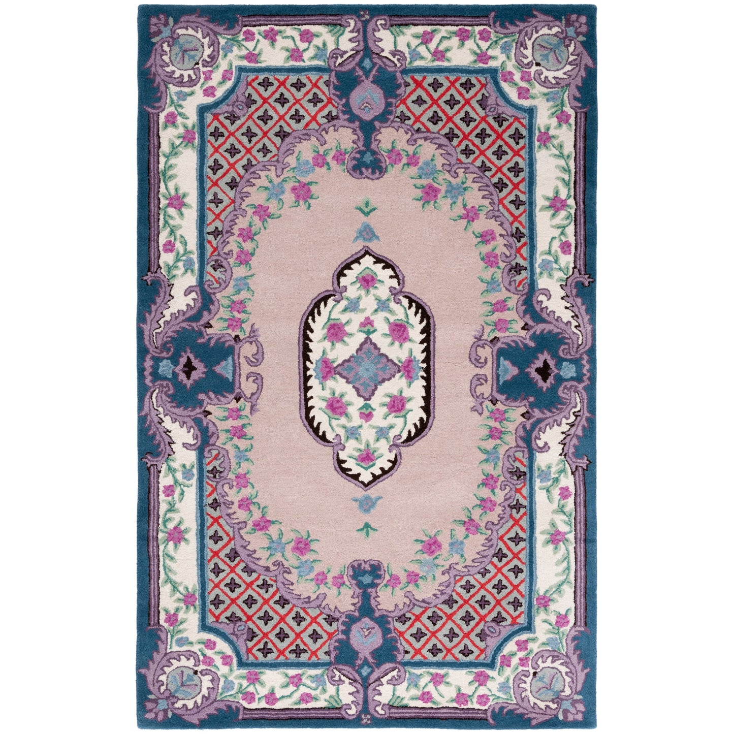 Tapis en laine SAFAVIEH fait main Bellagio Tatevik à médaillon oriental