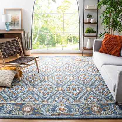 Tapis traditionnel en laine SAFAVIEH Blossom Ademara fait main