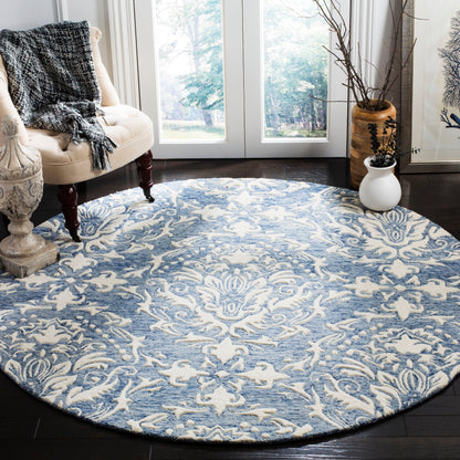 Tapis en laine moderne à motif floral Ambroisine fait main SAFAVIEH