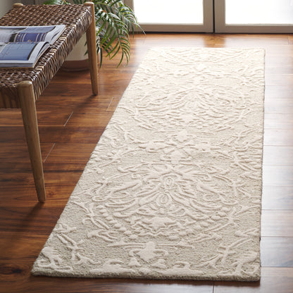 Tapis en laine moderne à motif floral Ambroisine fait main SAFAVIEH
