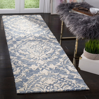 Tapis en laine moderne à motif floral Ambroisine fait main SAFAVIEH
