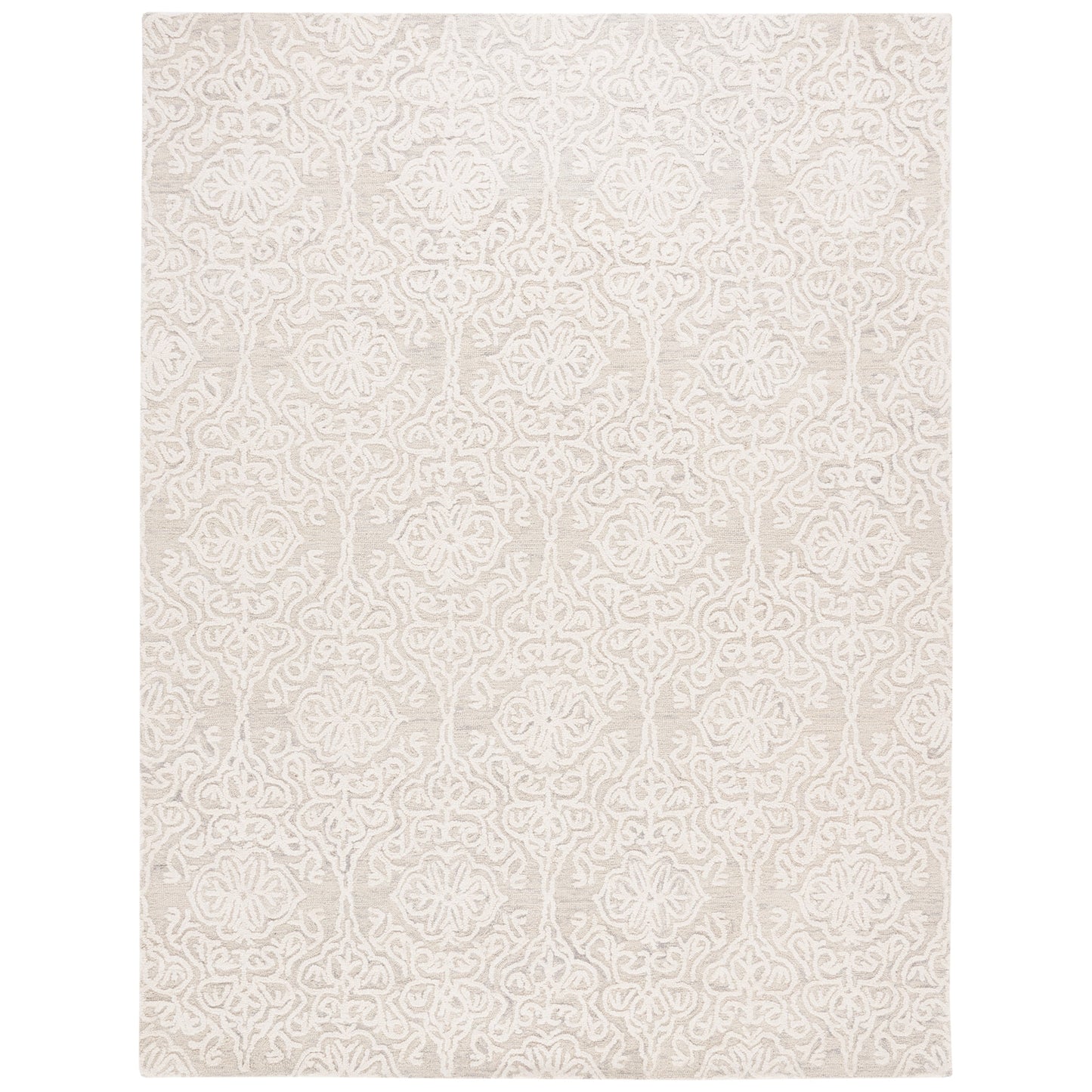 Tapis en laine moderne à motif floral SAFAVIEH fait main Blossom Cateluta