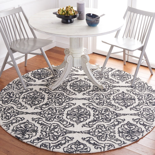 Tapis en laine moderne à motif floral SAFAVIEH fait main Blossom Cateluta