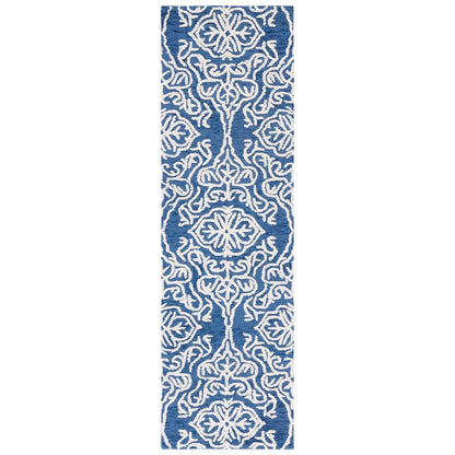 Tapis en laine moderne à motif floral SAFAVIEH fait main Blossom Cateluta