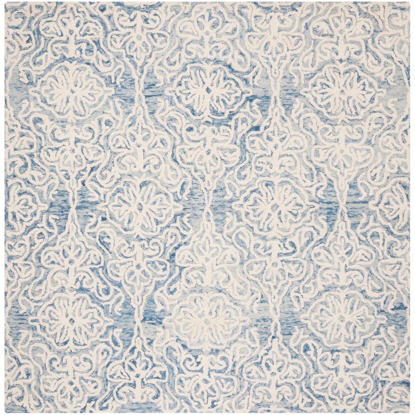 Tapis en laine moderne à motif floral SAFAVIEH fait main Blossom Cateluta