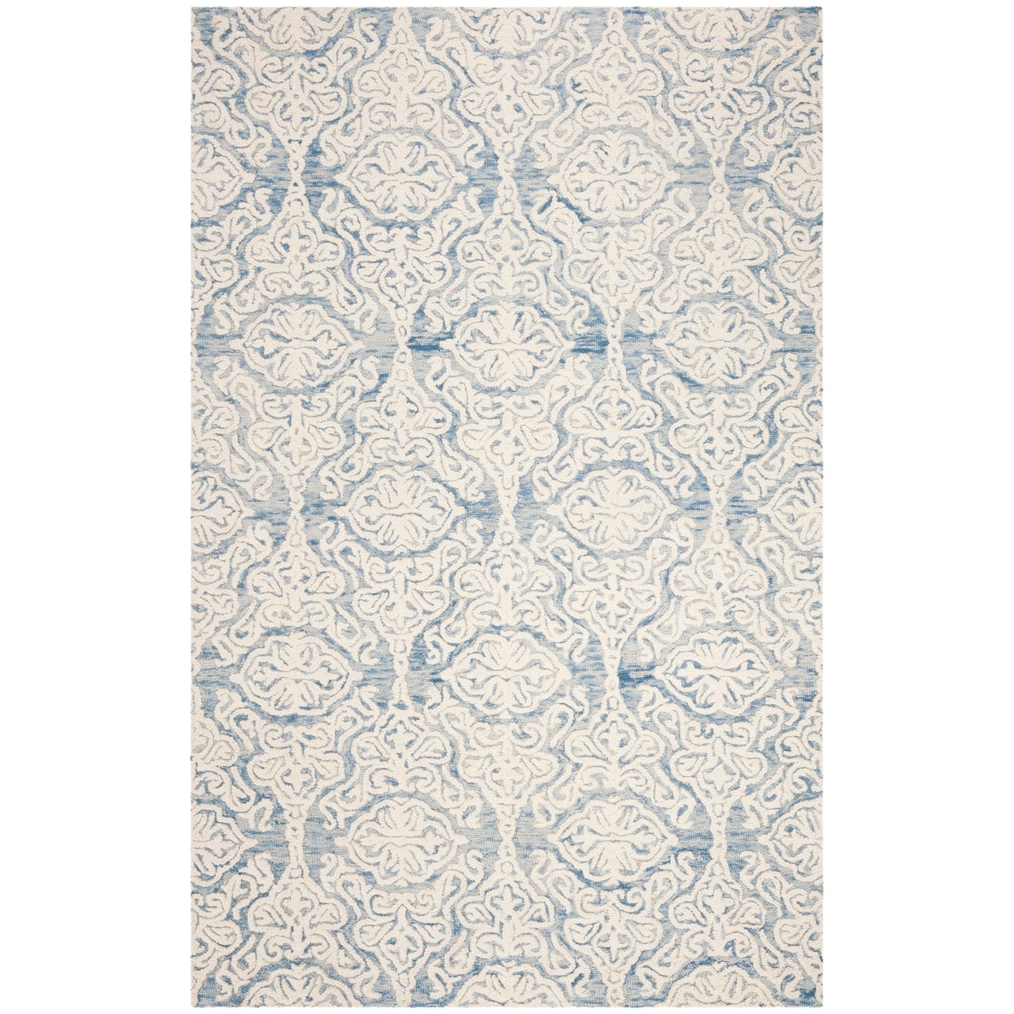 Tapis en laine moderne à motif floral SAFAVIEH fait main Blossom Cateluta