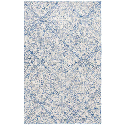 Tapis en laine moderne à motif floral Gertrida, fait main par SAFAVIEH