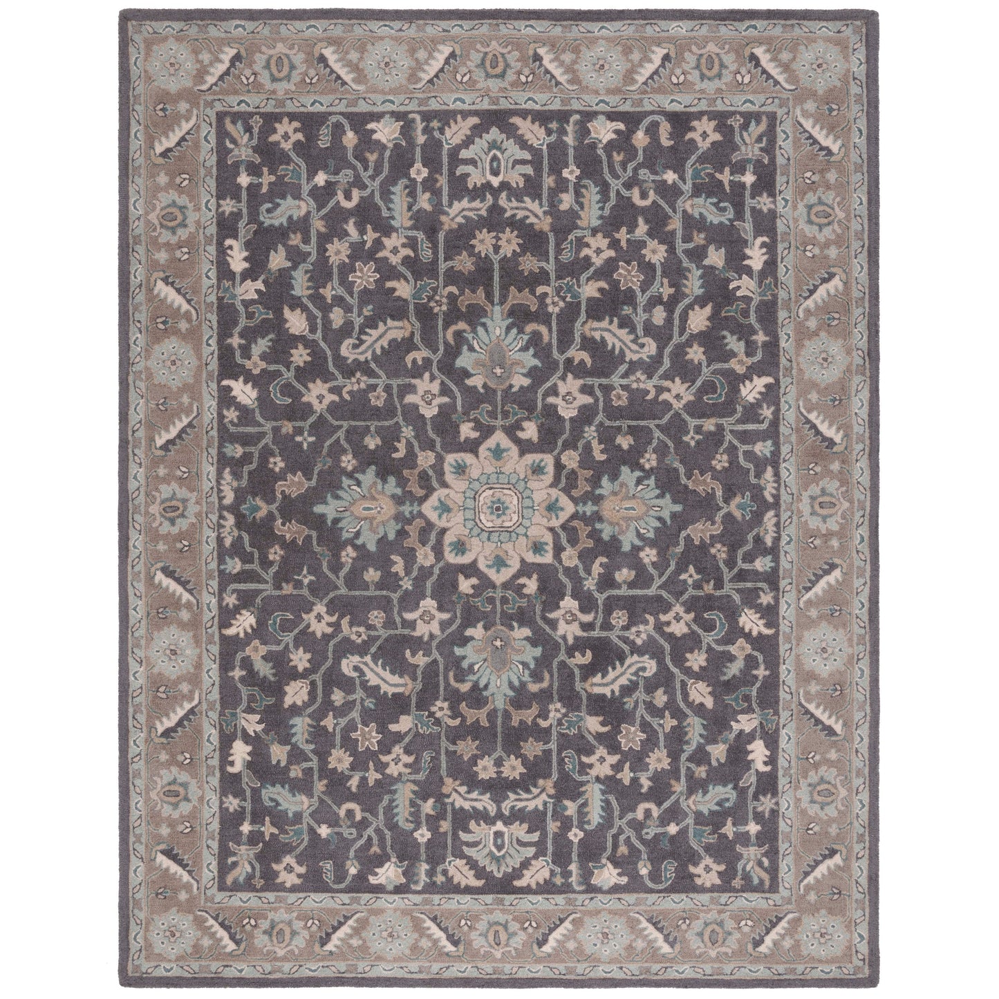 Tapis en laine moderne à motif floral SAFAVIEH fait main Blossom Gulperi