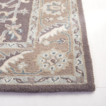 Tapis en laine moderne à motif floral SAFAVIEH fait main Blossom Gulperi