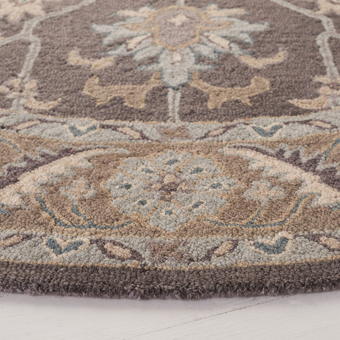 Tapis en laine moderne à motif floral SAFAVIEH fait main Blossom Gulperi