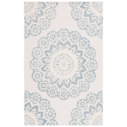 Tapis en laine SAFAVIEH Blossom Oriella fait main, motif floral moderne