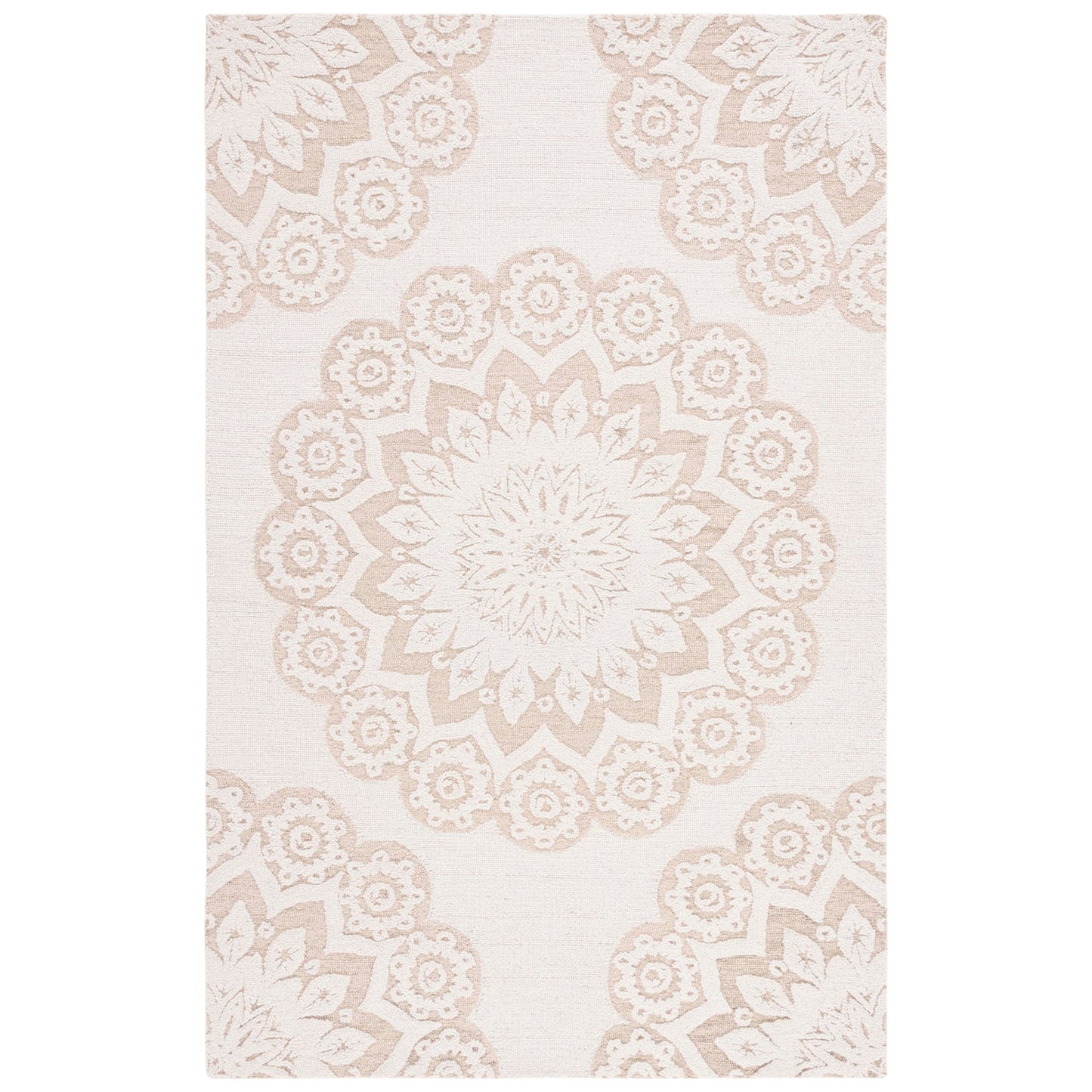 Tapis en laine SAFAVIEH Blossom Oriella fait main, motif floral moderne