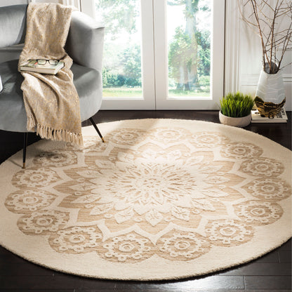 Tapis en laine SAFAVIEH Blossom Oriella fait main, motif floral moderne