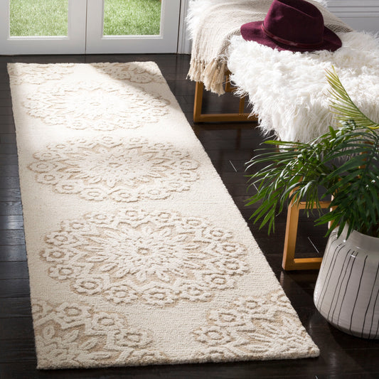 Tapis en laine SAFAVIEH Blossom Oriella fait main, motif floral moderne