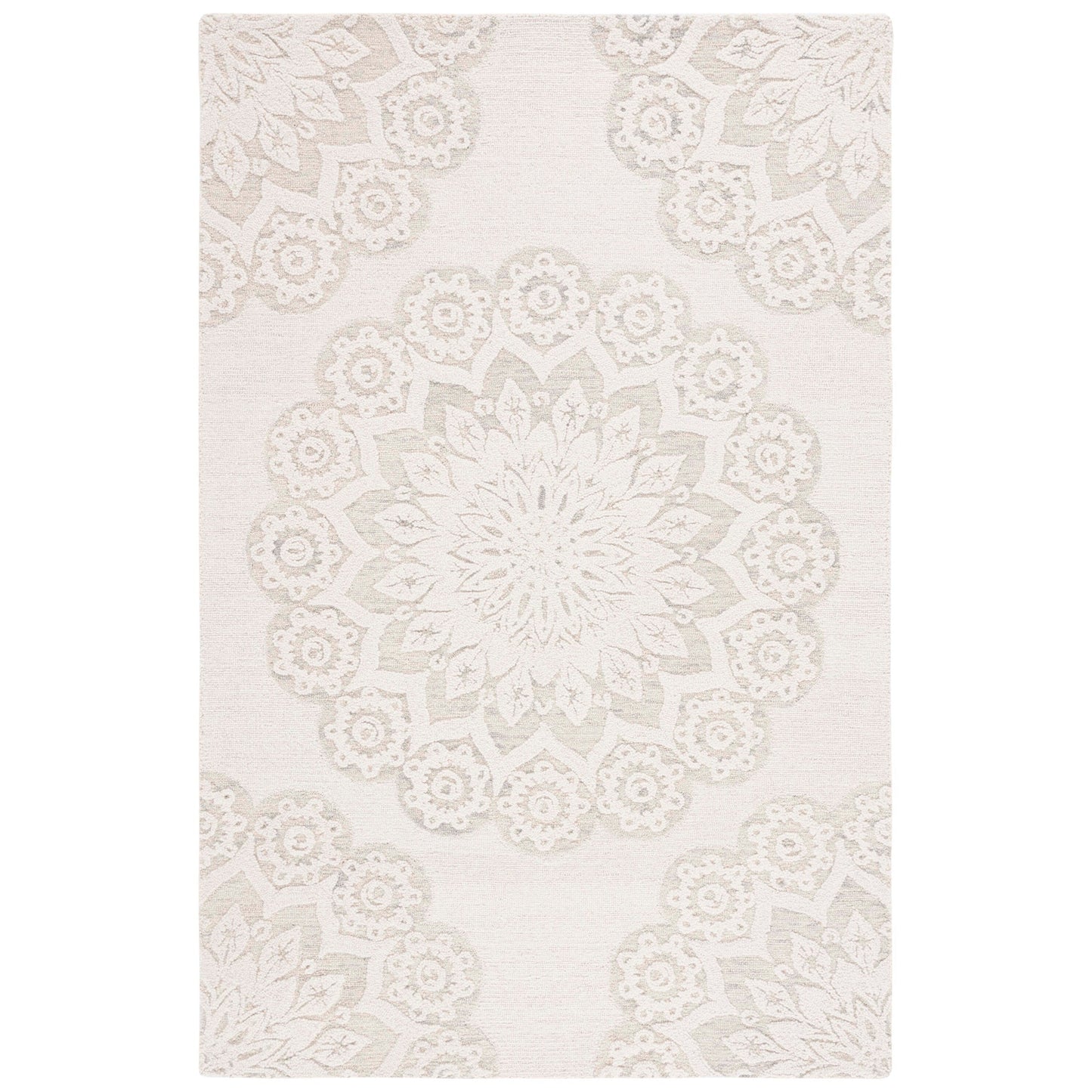 Tapis en laine SAFAVIEH Blossom Oriella fait main, motif floral moderne