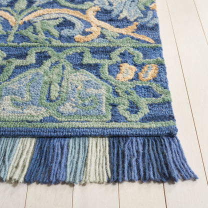 Tapis en laine à motif floral Porzia fait main SAFAVIEH