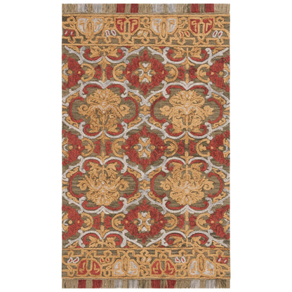 Tapis en laine à motif floral Porzia fait main SAFAVIEH