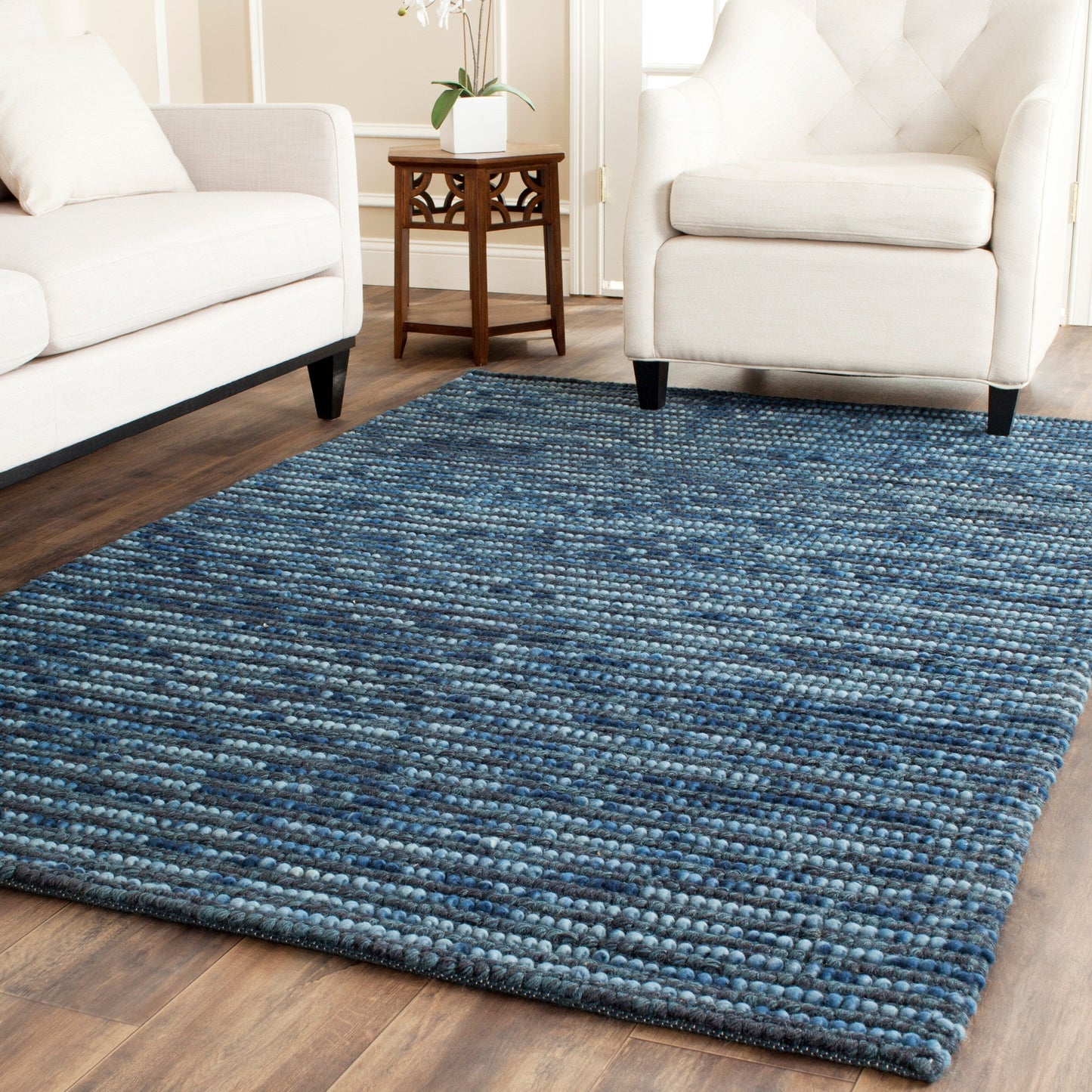 SAFAVIEH Tapis bohème fait à la main en jute et en laine Jelisava