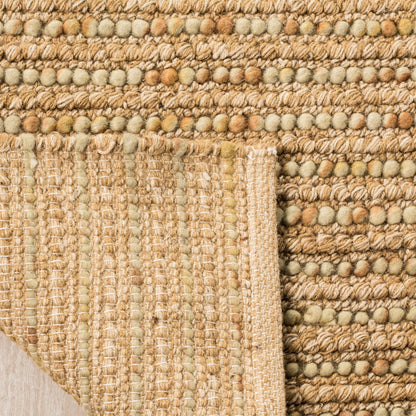 SAFAVIEH Tapis bohème fait à la main en jute et en laine Jelisava