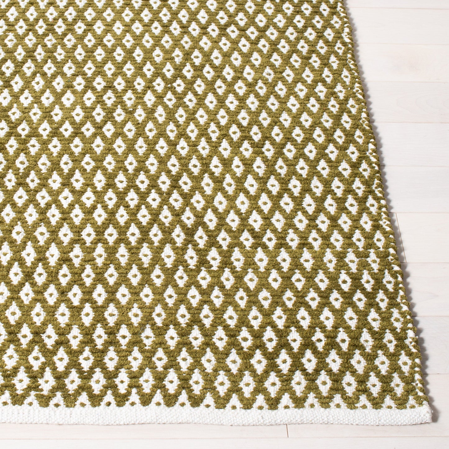 Tapis SAFAVIEH fait main Boston Shirine Coastal en coton tissé à plat