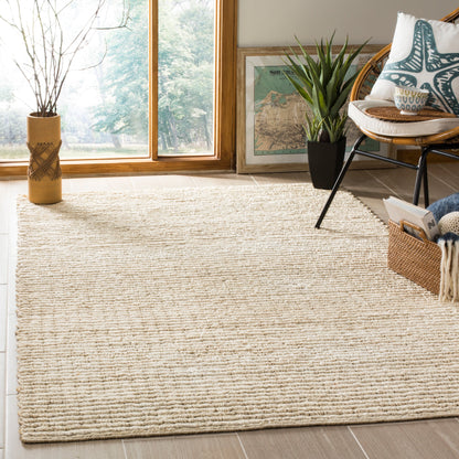 Tapis Brylee en jute ivoire fait main SAFAVIEH
