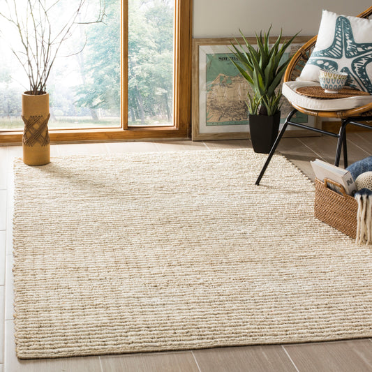 Tapis Brylee en jute ivoire fait main SAFAVIEH