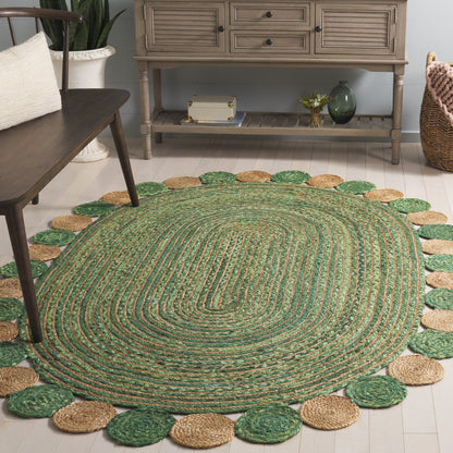 Tapis en jute côtier SAFAVIEH fait main, style Cape Cod Diora