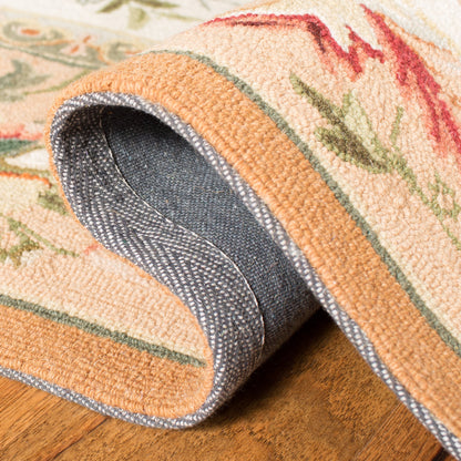 Tapis en laine SAFAVIEH fait main Chelsea Anni motif coq, style campagne française