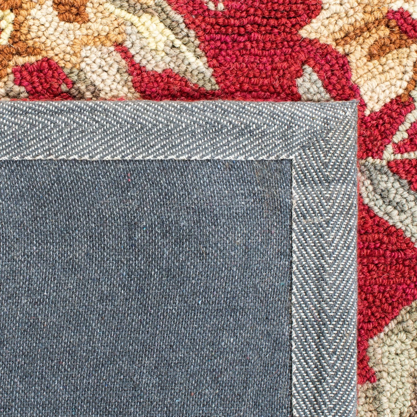 Tapis en laine SAFAVIEH fait main Chelsea Malda style campagne française à motifs floraux