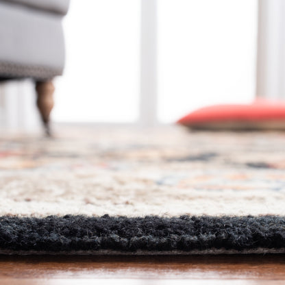 Tapis en laine SAFAVIEH fait main Chelsea Malda style campagne française à motifs floraux