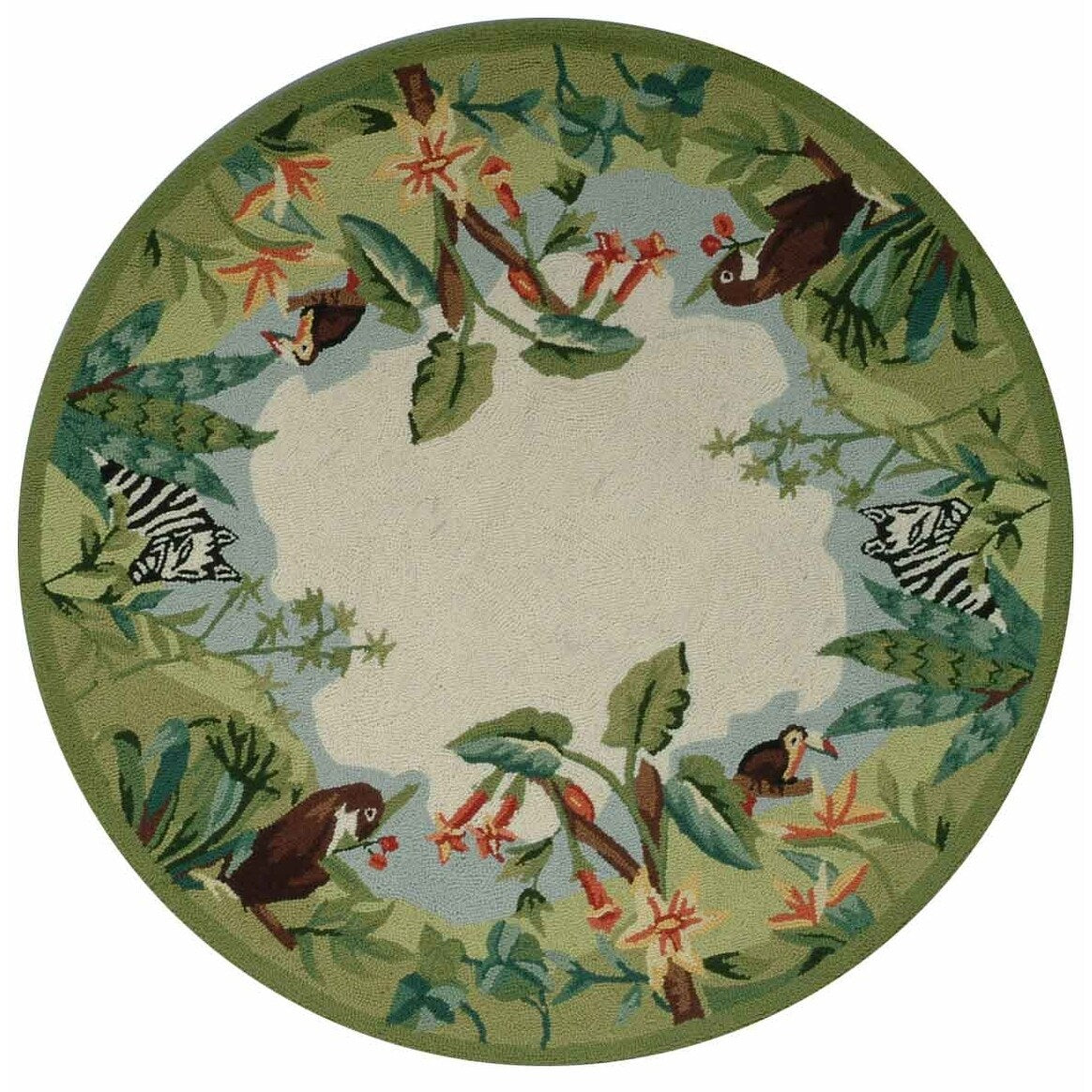 Tapis en laine Chelsea Margrieta fait main SAFAVIEH, style campagne française