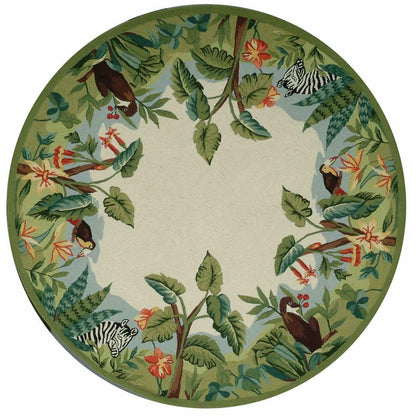 Tapis en laine Chelsea Margrieta fait main SAFAVIEH, style campagne française