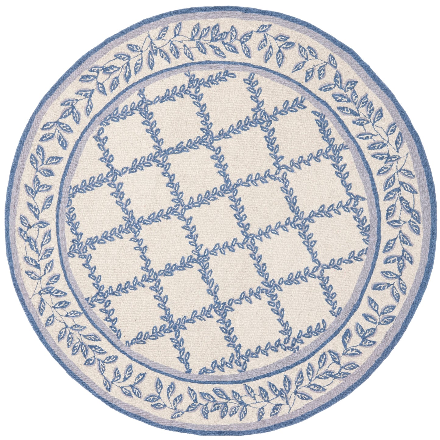 Tapis en laine SAFAVIEH Chelsea Sunstripe Trellis fait main, style campagne française