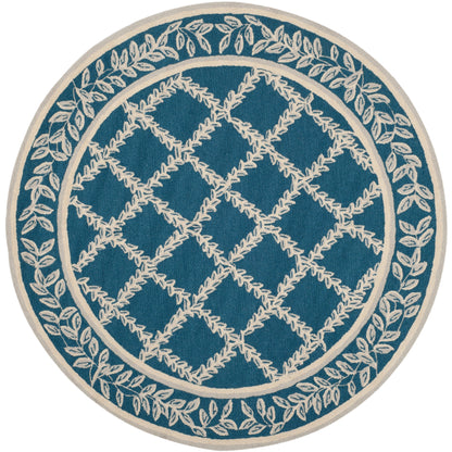 Tapis en laine SAFAVIEH Chelsea Sunstripe Trellis fait main, style campagne française