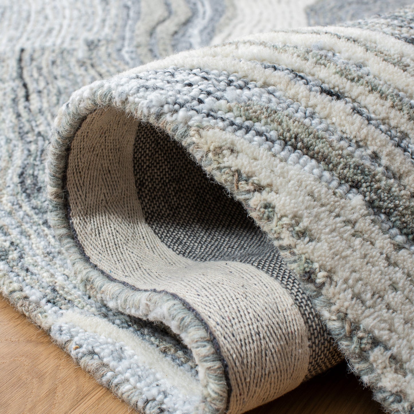 Tapis en laine SAFAVIEH fait main Fifth Avenue Klari Moderne Abstrait