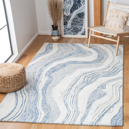 Tapis en laine SAFAVIEH fait main Fifth Avenue Klari Moderne Abstrait