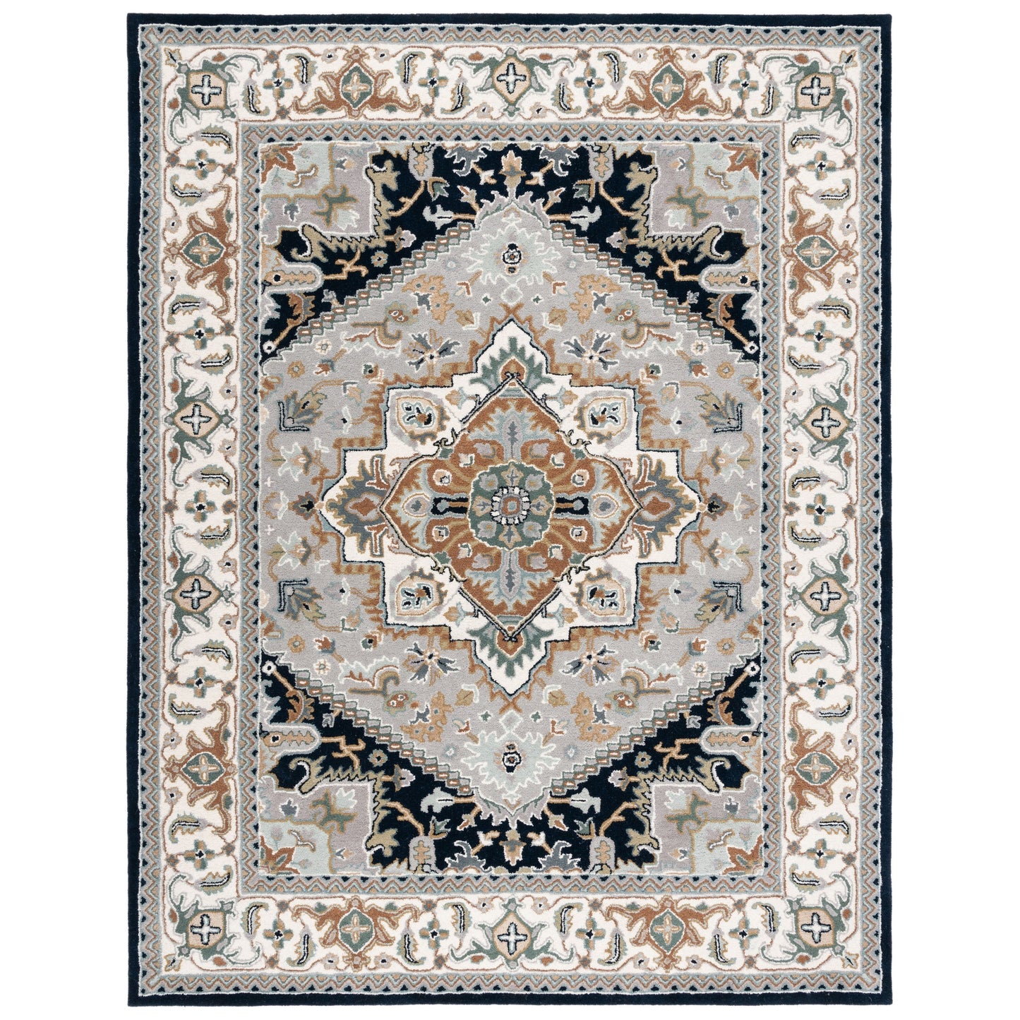 Tapis oriental traditionnel en laine SAFAVIEH fait main, héritage Carrol