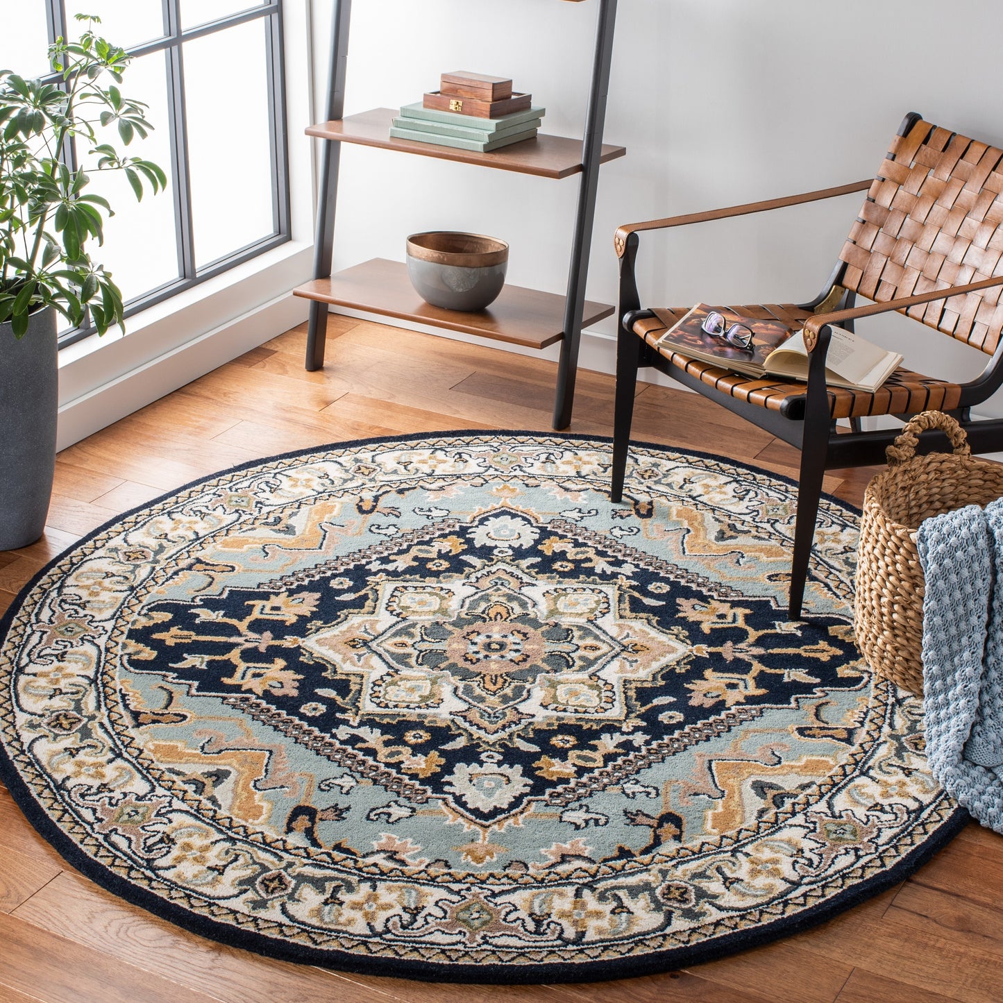 Tapis oriental traditionnel en laine SAFAVIEH fait main, héritage Carrol