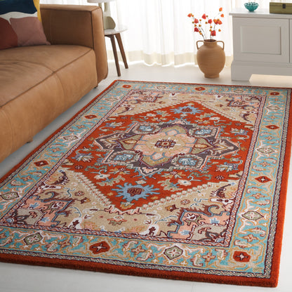Tapis oriental traditionnel en laine SAFAVIEH fait main, héritage Carrol