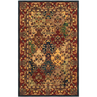 Tapis oriental traditionnel en laine SAFAVIEH fait main, motif reptiles.