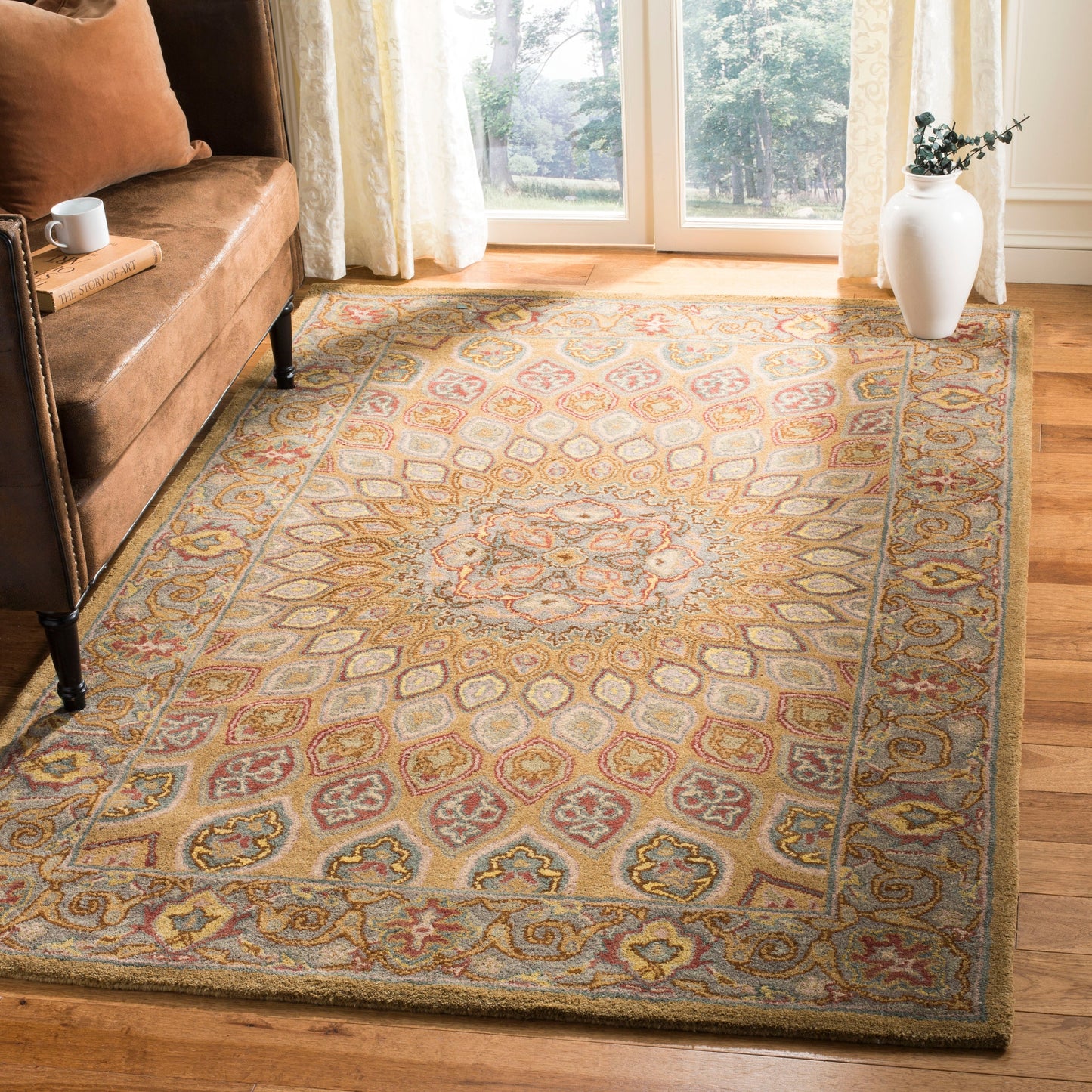 Tapis oriental traditionnel en laine SAFAVIEH fait main, modèle Heritage Wayfarer