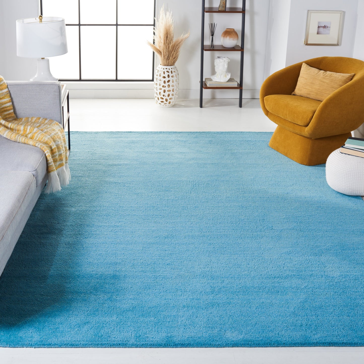 Tapis moderne en laine à carreaux tissés à la main SAFAVIEH Himalaya