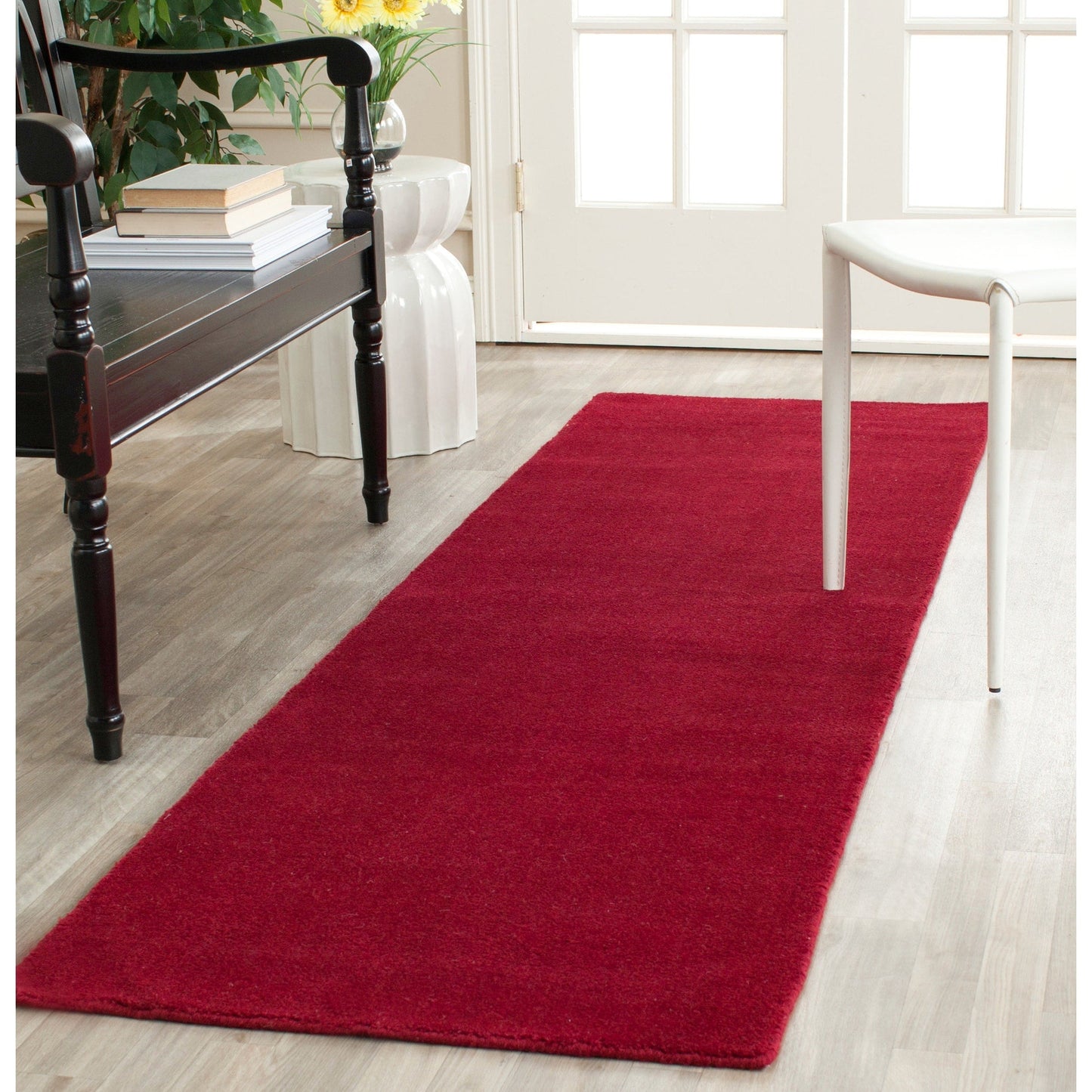 Tapis moderne en laine à carreaux tissés à la main SAFAVIEH Himalaya