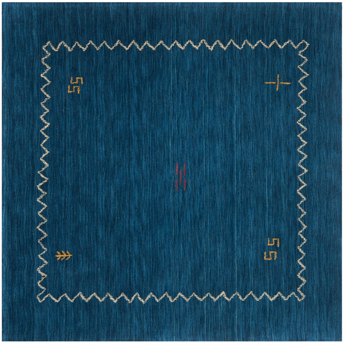Tapis de couloir Gabbeh en laine Eraclia de l'Himalaya, fait main par SAFAVIEH